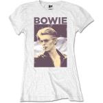 David Bowie: Ladies T-Shirt/Smoking (Retail Pack) (Medium)