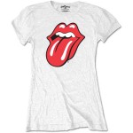 The Rolling Stones: Ladies Retail Pack T-Shirt/Classic Tongue (White) (X-Large)