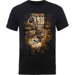 Johnny Cash: Unisex T-Shirt/Guitar Song Titles (X-Large)