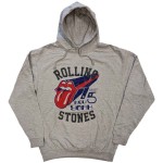 The Rolling Stones: Unisex Pullover Hoodie/New York `75 (Grey) (Large)