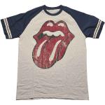 The Rolling Stones: Unisex Raglan T-Shirt/Lick (Small)
