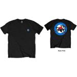 The Jam: Unisex T-Shirt/Target Logo (Back Print/Retail Pack) (X-Large)