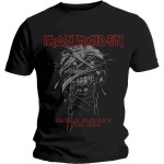 Iron Maiden: Unisex T-Shirt/World Slavery 1984 Tour (Black) (Large)