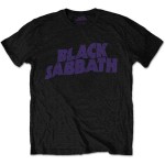 Black Sabbath: Kids T-Shirt/Wavy Logo (Black) (7-8 Years)