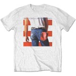 Bruce Springsteen: Unisex T-Shirt/Born in the USA (White) (Large)