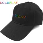 Coldplay: Unisex Baseball Cap/Rainbow Logo