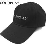 Coldplay: Unisex Baseball Cap/White Logo