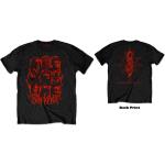 Slipknot: Unisex T-Shirt/WANYK Red Patch (Back Print) (Large)