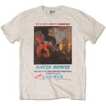 David Bowie: Unisex T-Shirt/Japanese Text (Large)