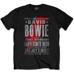 David Bowie: Unisex T-Shirt/Hammersmith Odeon (Large)