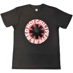 Red Hot Chili Peppers: Unisex T-Shirt/Red Circle Asterisk (Eco-Friendly) (Small)