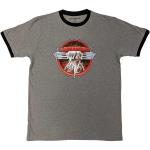 Van Halen: Unisex Ringer T-Shirt/Circle Logo (Large)