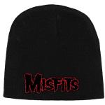 Misfits: Unisex Beanie Hat/Red Logo