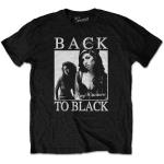 Amy Winehouse: Unisex T-Shirt/Back to Black (Medium)