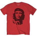 Che Guevara: Unisex T-Shirt/Black on Red (Medium)