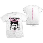 Ice Cube: Unisex T-Shirt/Beanie Kanji (White) (Back Print) (Large)