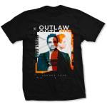 Johnny Cash: Unisex T-Shirt/Outlaw Photo (Medium)