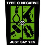 Type O Negative: Back Patch/Just Say Yes