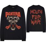 Pantera: Unisex Long Sleeve T-Shirt/Mouth For War (Back Print) (Small)