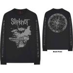 Slipknot: Unisex Long Sleeve T-Shirt/Subliminal Verses (Back & Sleeve Print) (Small)