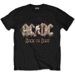 AC/DC: Unisex T-Shirt/Rock or Bust (Small)