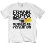 Frank Zappa: Unisex T-Shirt/The Mothers of Prevention (White) (Large)