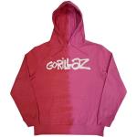 Gorillaz: Unisex Pullover Hoodie/Two-Tone Brush Logo (Wash Collection) (X-Large)