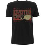 Led Zeppelin: Unisex T-Shirt/Zeppelin & Smoke (Large)