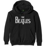 The Beatles: Unisex Pullover Hoodie/Drop T Logo (Small)
