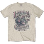 Creedence Clearwater Revival: Unisex T-Shirt/Born on the Bayou (Sand) (Large)