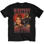 Whitney Houston: Unisex T-Shirt/90s Homage (Small)
