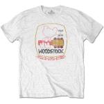 Woodstock: Unisex T-Shirt/Peace Love Music (Large)