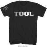 Tool: Unisex T-Shirt/Metallic Silver Logo (Sleeve Print) (Small)