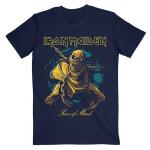 Iron Maiden: Unisex T-Shirt/Piece of Mind Gold Eddie (Medium)