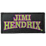 Jimi Hendrix: Standard Woven Patch/Arched Logo
