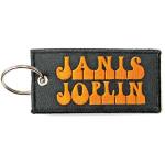 Janis Joplin: Keychain/Logo (Double Sided Patch)