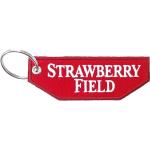 Road Sign: Keychain/Strawberry Field (Double Sided Patch)