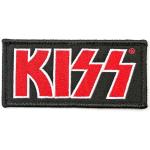 KISS: Standard Woven Patch/Red Logo