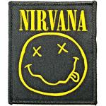 Nirvana: Standard Woven Patch/Happy Face