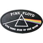 Pink Floyd: Standard Woven Patch/Dark Side of the Moon Oval Black Border