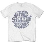 The Rolling Stones: Unisex T-Shirt/Vintage 70s Logo (Medium)