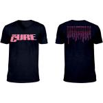 The Cure: Unisex T-Shirt/Neon Logo (Back Print) (Ex-Tour) (XXX-Large)