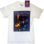 Prince: Unisex T-Shirt/Purple Rain Square (Large)