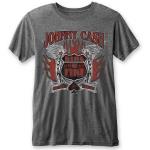Johnny Cash: Unisex T-Shirt/Ring of Fire (Burnout) (XX-Large)