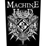 Machine Head: Back Patch/Crest With Swords