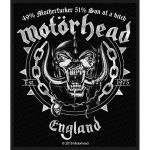 Motörhead: Standard Woven Patch/Ball & Chain