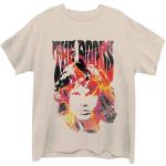 The Doors: Unisex T-Shirt/Jim Face Fire (Large)
