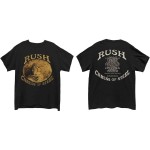 Rush: Unisex T-Shirt/Caress of Steel (Black) (Back Print) (X-Large)