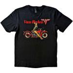 Van Halen: Unisex T-Shirt/Pin-up Motorcycle (Small)