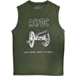 AC/DC: Unisex Tank T-Shirt/About To Rock (X-Large)